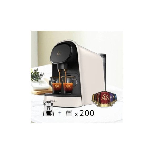 로르 캡슐200개 포함 로르 바리스타 오리지널 캡슐커피 머신 LM8012 